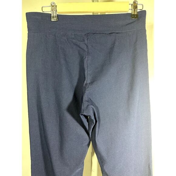 JEAN-PIERRE KLIFA Women's High Waist Straight Leg Cropped Trousers Blue Size 10 - Picture 7 of 10